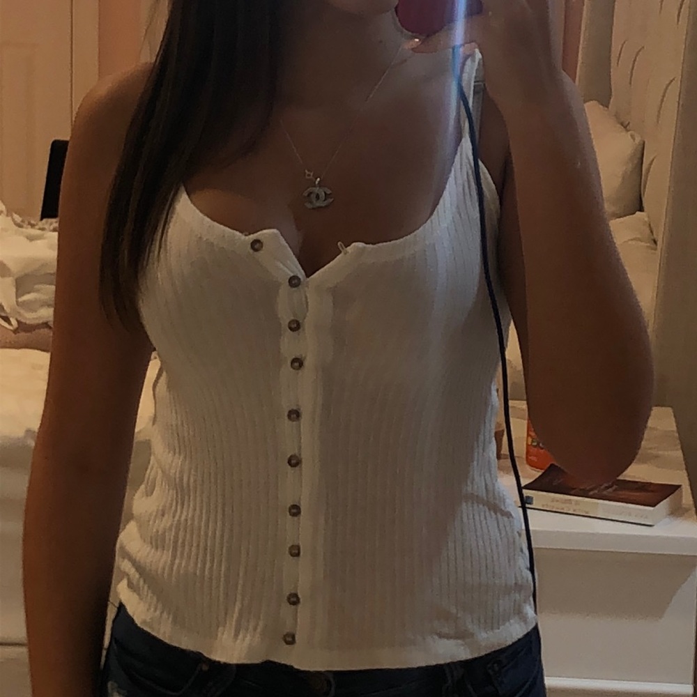 American Eagle Button Down Tank